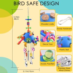 Bird Chew Toy Colorful Acrylic Stick - Image 2
