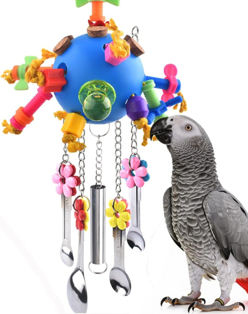 Bird Chew Toy Colorful Acrylic Stick