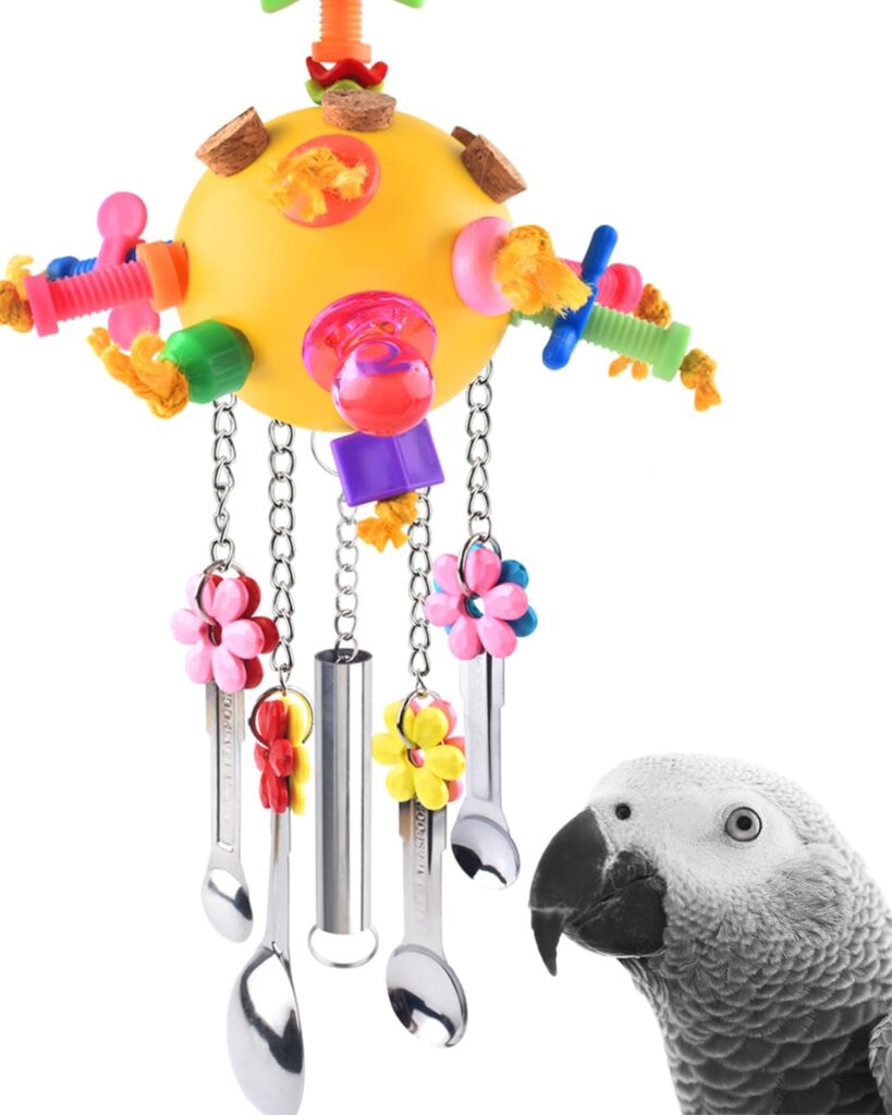 Bird Chew Toy Colorful Acrylic Stick - Image 9