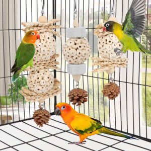 Bird Foraging Toy Natural Chew 3 Pack - Image 4