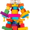 Bird Toy Chewing Blocks Multicolored