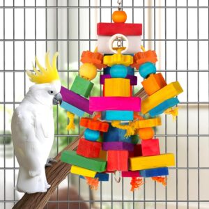 Bird Toy Chewing Blocks Multicolored - Image 4