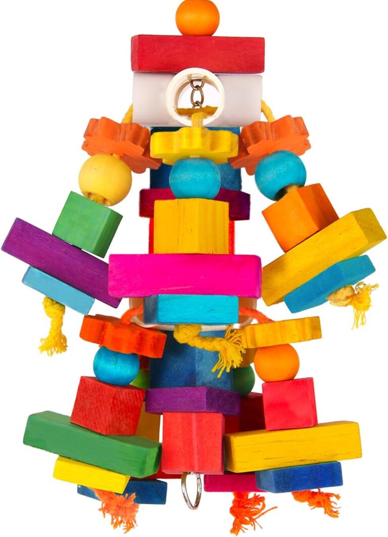 Bird Toy Chewing Blocks Multicolored