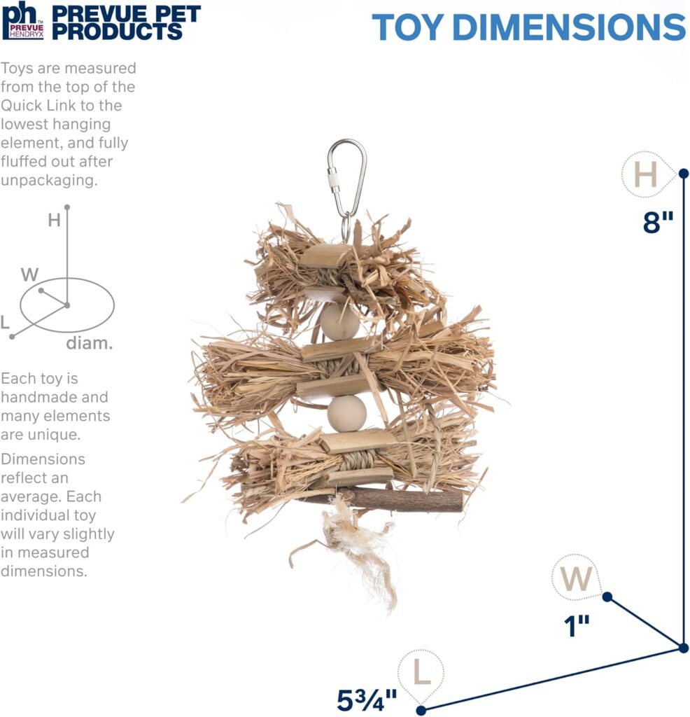 Bird Toy Natural Material Woodland Harvest - Image 2