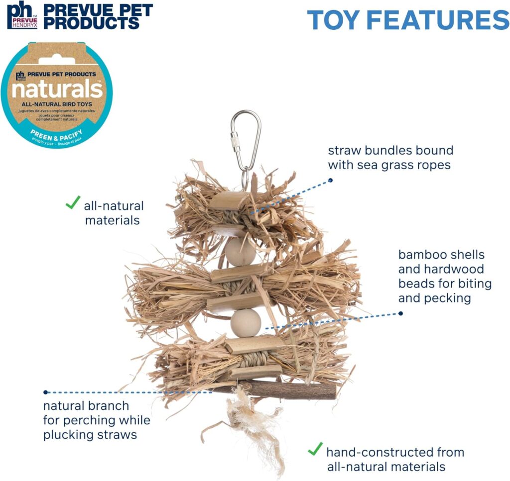 Bird Toy Natural Material Woodland Harvest - Image 3