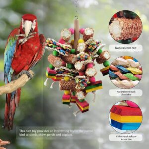 Bird Toy Wooden Blocks Multi-Colored - Image 2