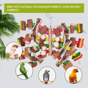 Bird Toy Wooden Blocks Multi-Colored - Image 4