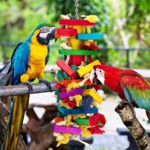 Extra Large Natural Wood Bird Toy - Image 2