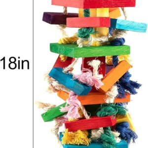Extra Large Natural Wood Bird Toy - Image 6
