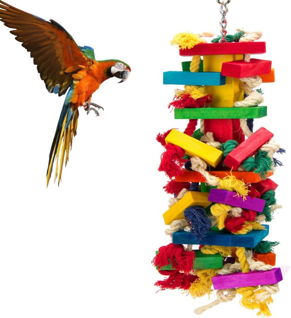 Extra Large Natural Wood Bird Toy