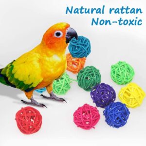 Wicker Rattan Balls Chewing Toys 100 Pieces 1.18 Inch - Image 3